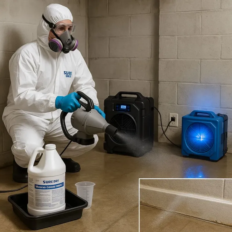 Sanitization and Odor Removal process in Warm Springs, VA